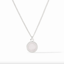 Julie Vos Fleur de Lis Solitaire Silver Necklace