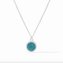 Julie Vos Fleur de Lis Solitaire Silver Necklace