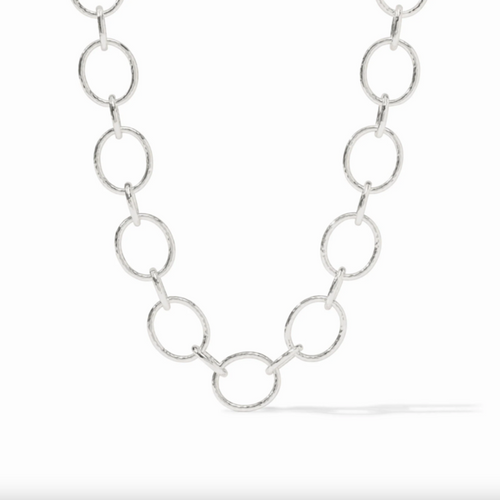Julie Vos Catalina Light Link Silver Necklace