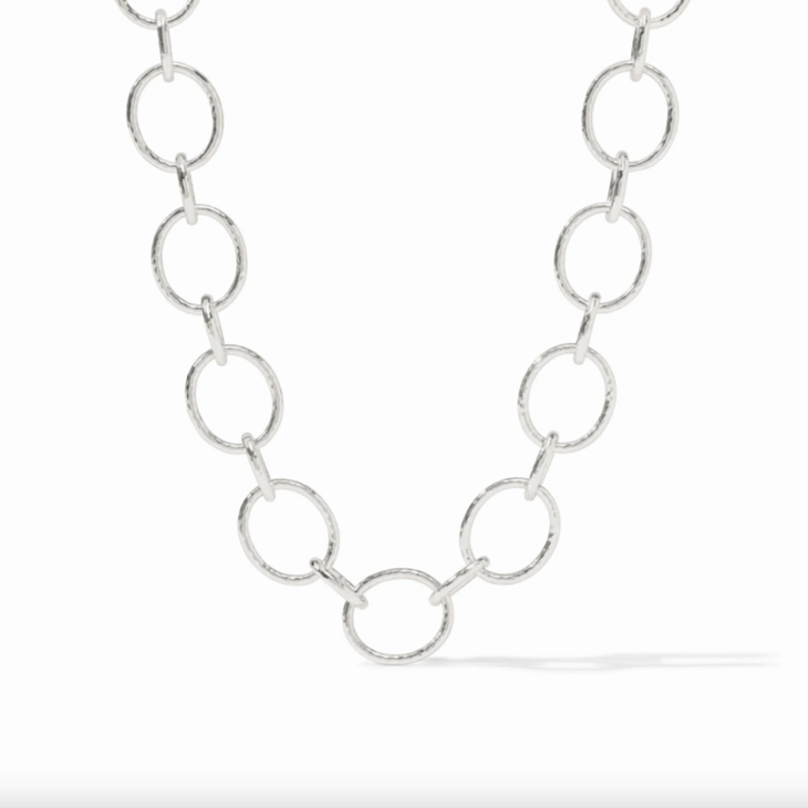 Julie Vos Catalina Light Link Silver Necklace