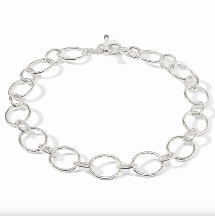 Julie Vos Catalina Light Link Silver Necklace