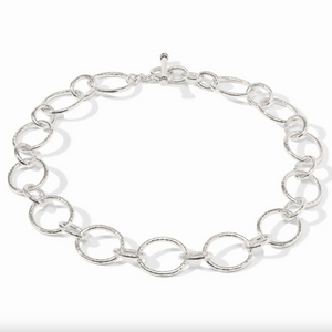 Julie Vos Catalina Light Link Silver Necklace