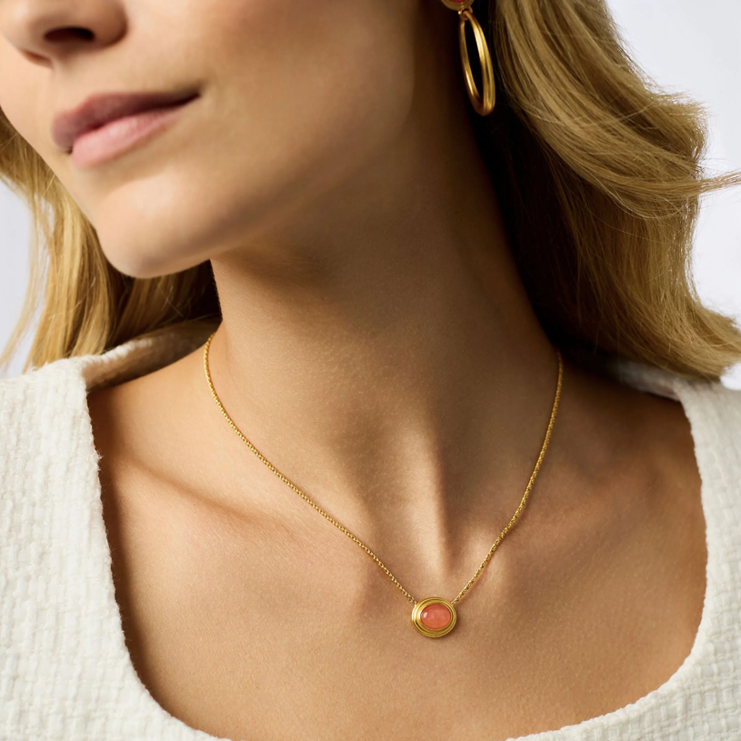 Julie Vos Portofino Solitaire Necklace