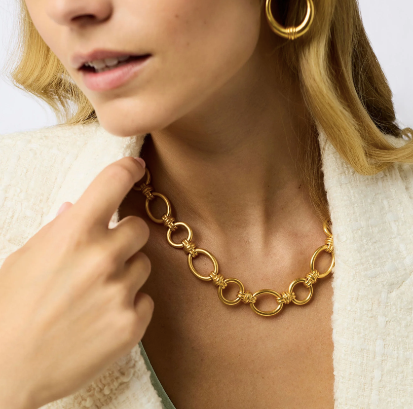Julie Vos Portofino Link Necklace