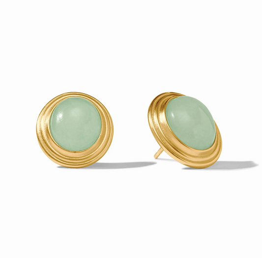Julie Vos Portofino Stone Stud Earrings