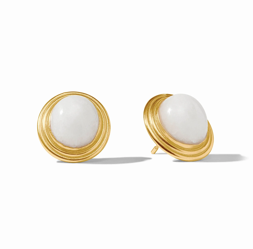 Julie Vos Portofino Stone Stud Earrings