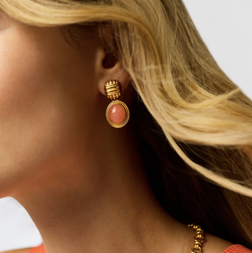 Julie Vos Portofino Stone Earrings