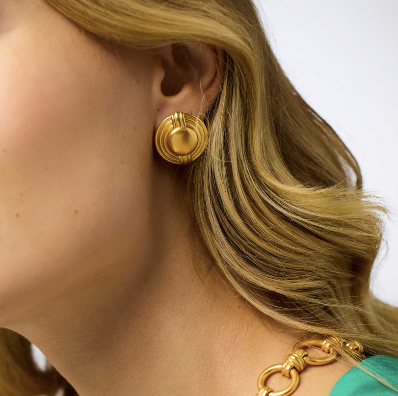 Julie Vos Portofino Statement Stud Earrings