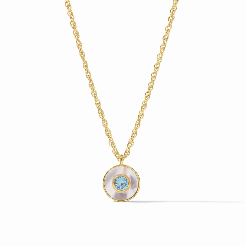 Julie Vos Colette Circle Delicate Necklace