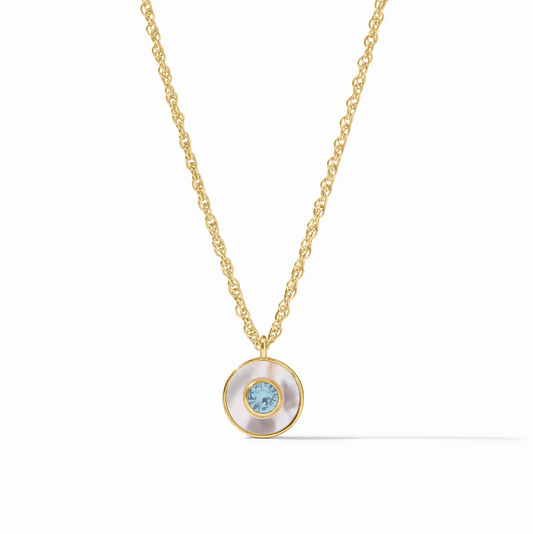 Julie Vos Colette Circle Delicate Necklace
