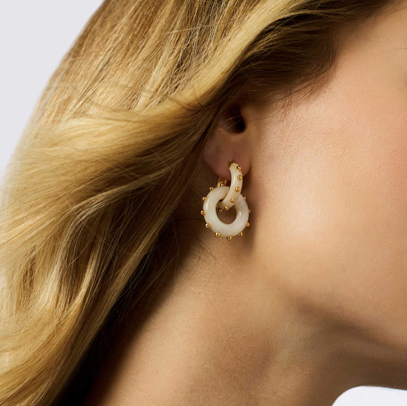 Julie Vos Colette 2 in 1 Earrings