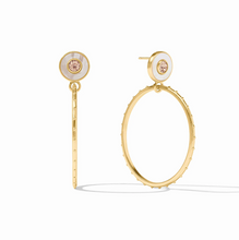 Julie Vos Colette Circle Earrings