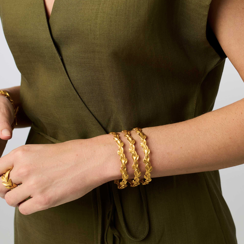 Julie Vos Willow Bangle Bracelet