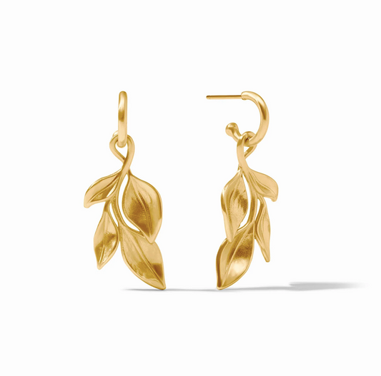Julie Vos Willow Hoop & Charm Earrings