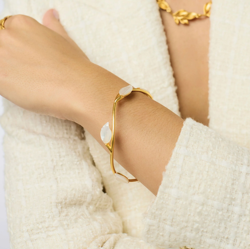 Julie Vos Willow Stone Bangle Bracelet