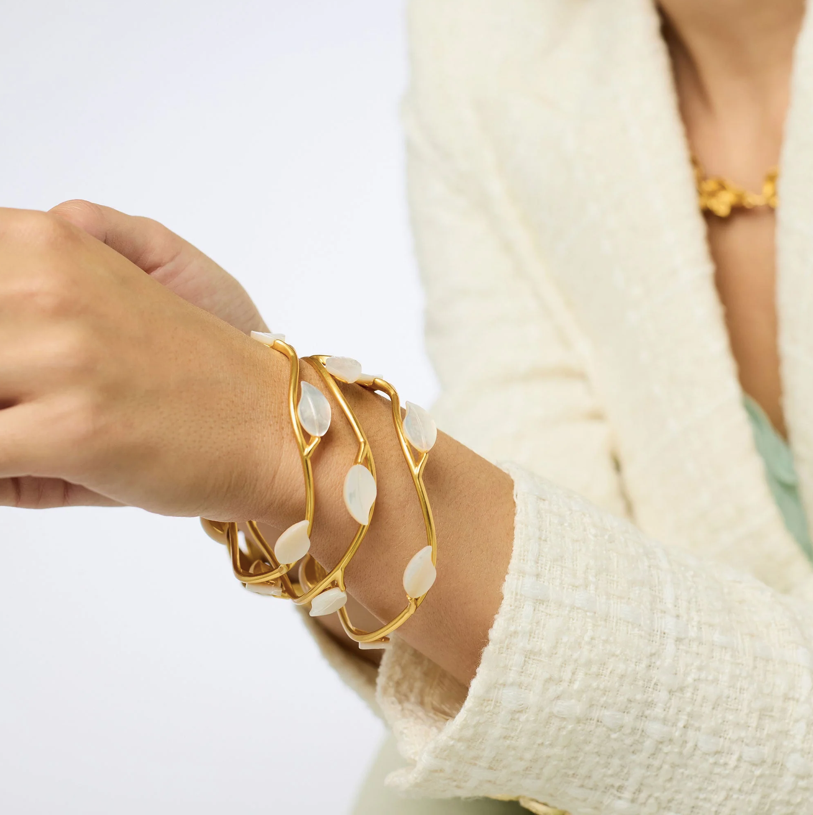 Julie Vos Willow Stone Bangle Bracelet