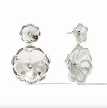 Julie Vos Bloom Silver Statement Earrings