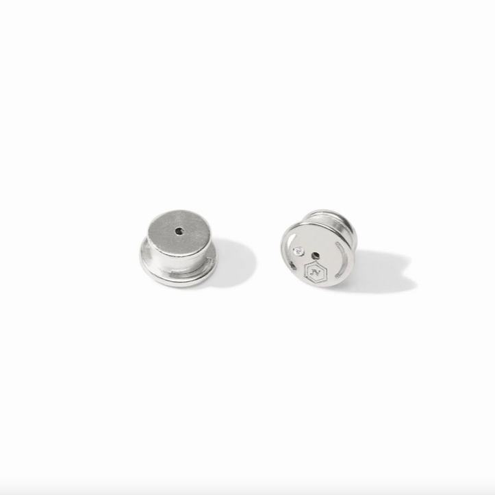 Julie Vos Wave Silver Doorknocker Earrings