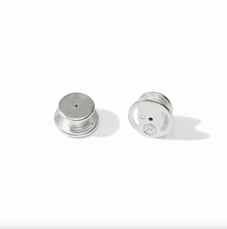 Julie Vos Wave Silver Hoop Earrings