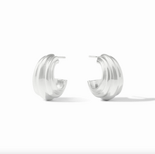 Julie Vos Portofino Silver Statement Hoop Earrings