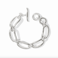 Julie Vos Wave Silver Link Bracelet