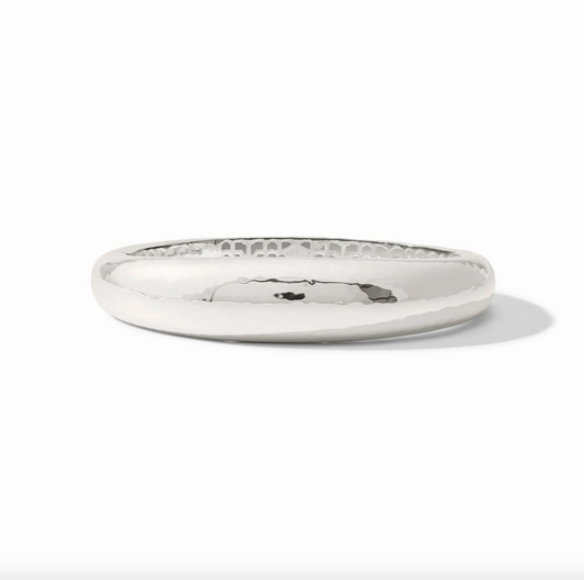 Julie Vos Catalina Silver Demi Hinge Bangle Bracelet