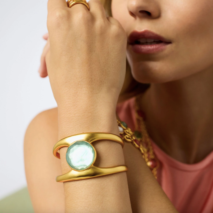 Julie Vos Laguna Stone Cuff Bracelet