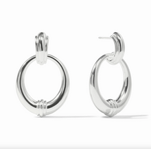 Julie Vos Portofino Silver Doorknocker Earrings