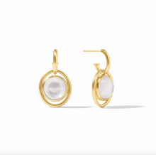 Julie Vos Laguna Hoop and Charm Earrings