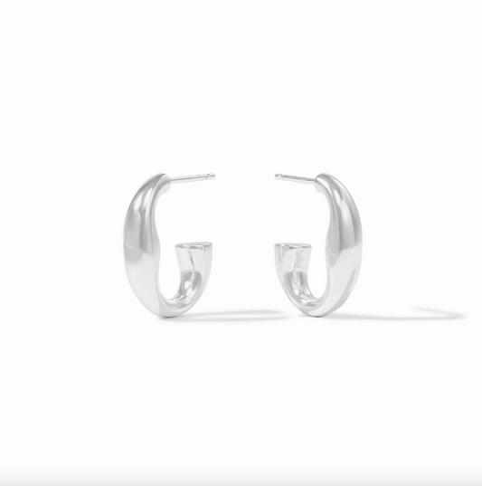 Julie Vos Laguna Silver Hoop Earrings