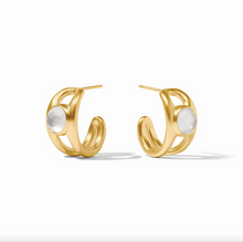 Julie Vos Laguna Stone Hoop Earrings