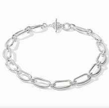 Julie Vos Wave Silver Link Necklace