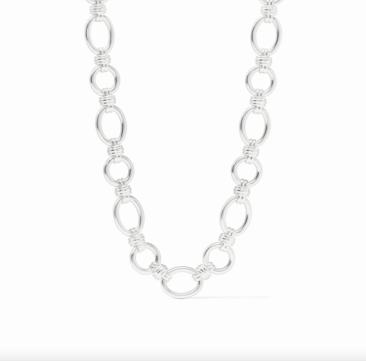 Julie Vos Portofino Silver Link Necklace