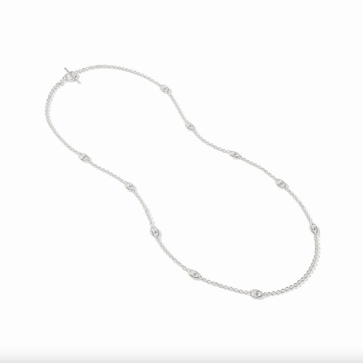 Julie Vos Laguna Silver Station Necklace