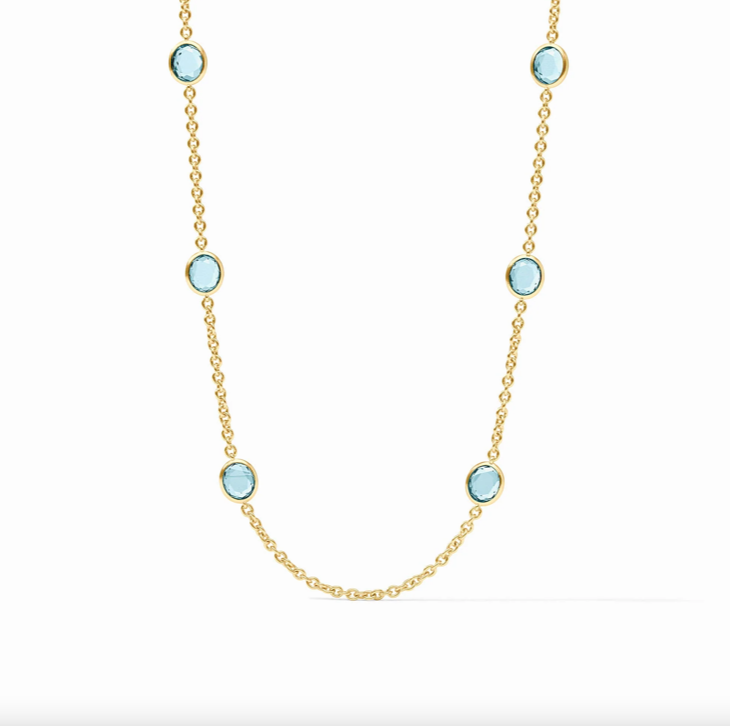 Julie Vos Laguna Stone Station Necklace