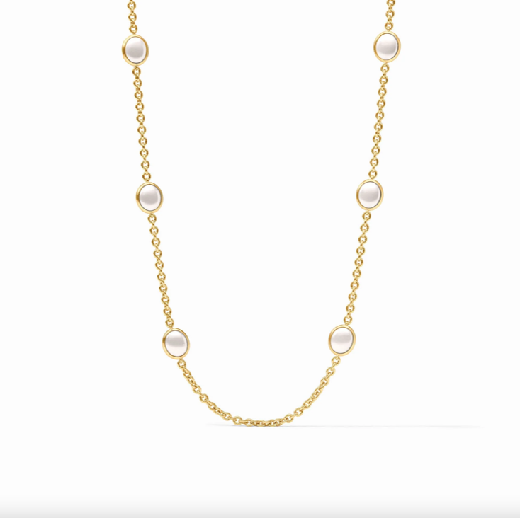 Julie Vos Laguna Stone Station Necklace
