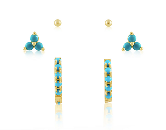 Sahira Turquoise Set Earrings