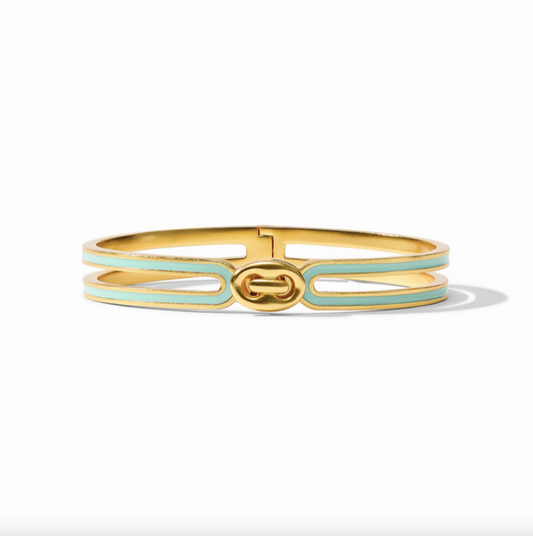 Julie Vos Laguna Enamel Hinge Bangle Bracelet