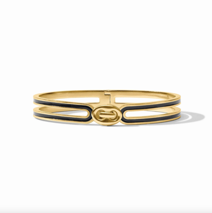 Julie Vos Laguna Enamel Hinge Bangle Bracelet