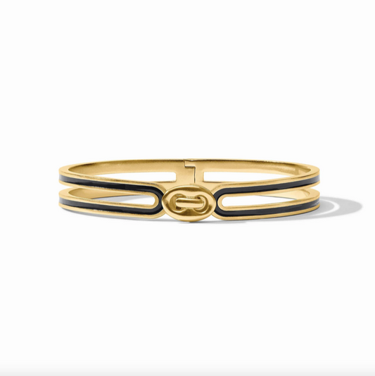Julie Vos Laguna Enamel Hinge Bangle Bracelet