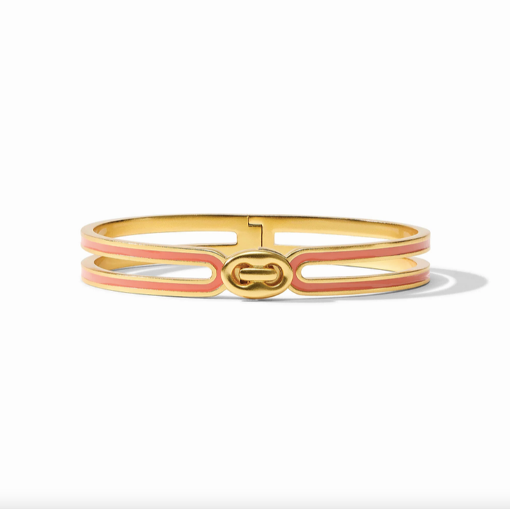 Julie Vos Laguna Enamel Hinge Bangle Bracelet
