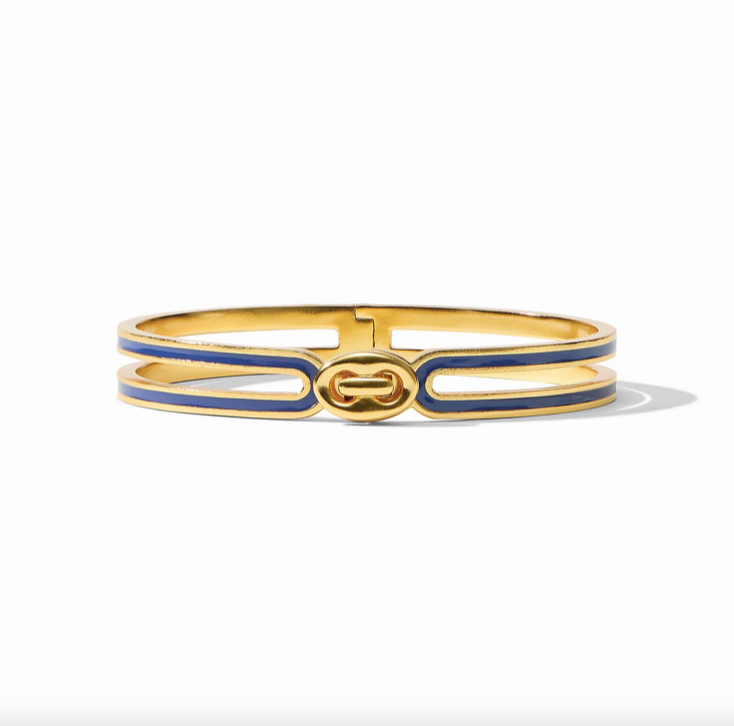 Julie Vos Laguna Enamel Hinge Bangle Bracelet