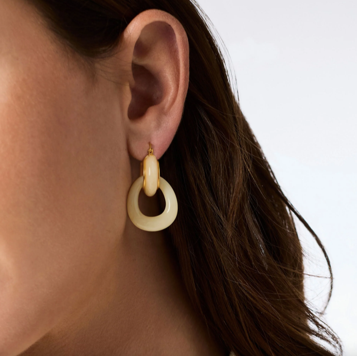 Julie Vos Amalfi 2 in 1 Earrings