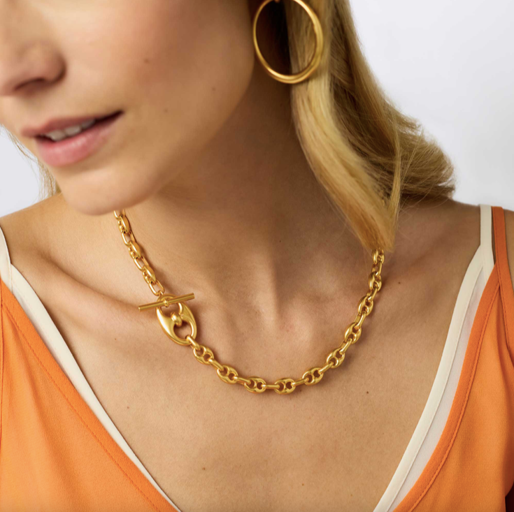 Julie Vos Laguna Demi Link Necklace