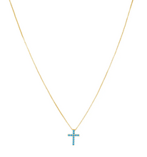 Sahira Raya CZ Cross Necklace