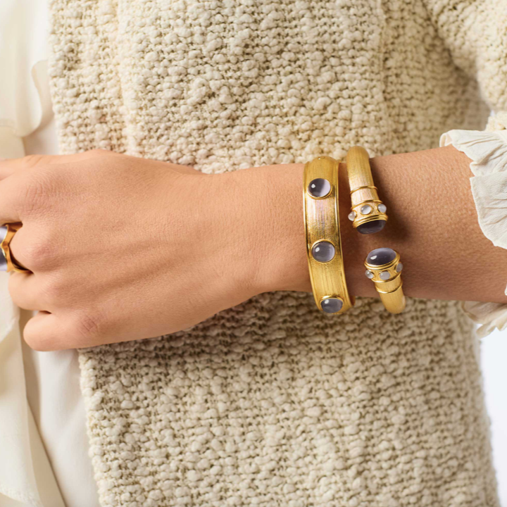 Julie Vos Cobblestone Demi Cuff Bracelet