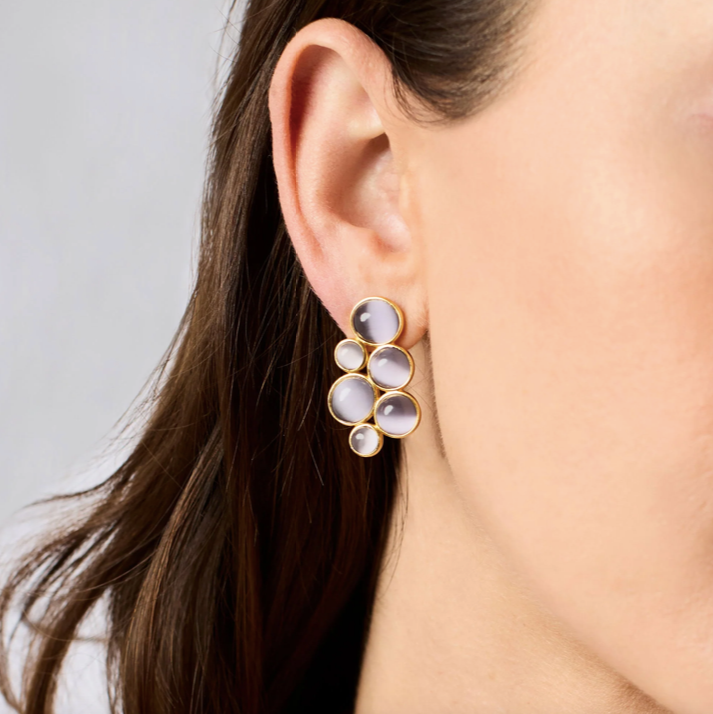 Julie Vos Cobblestone Statement Earrings