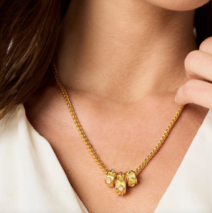 Julie Vos Cobblestone Loop Necklace