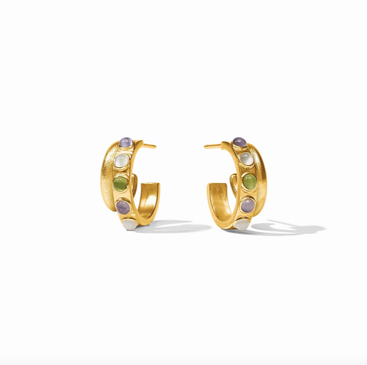 Julie Vos Cobblestone Double Hoop Earrings