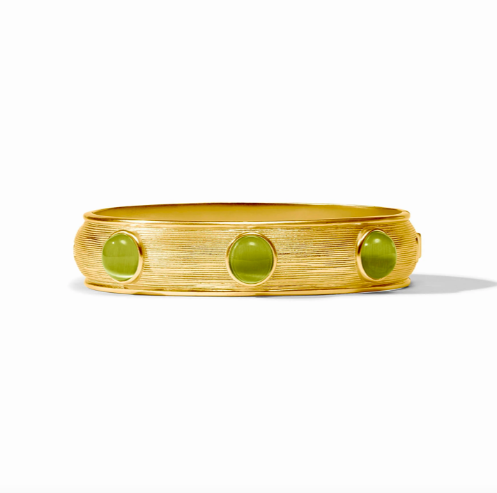 Julie Vos Cobblestone Stone Hinge Bangle Bracelet